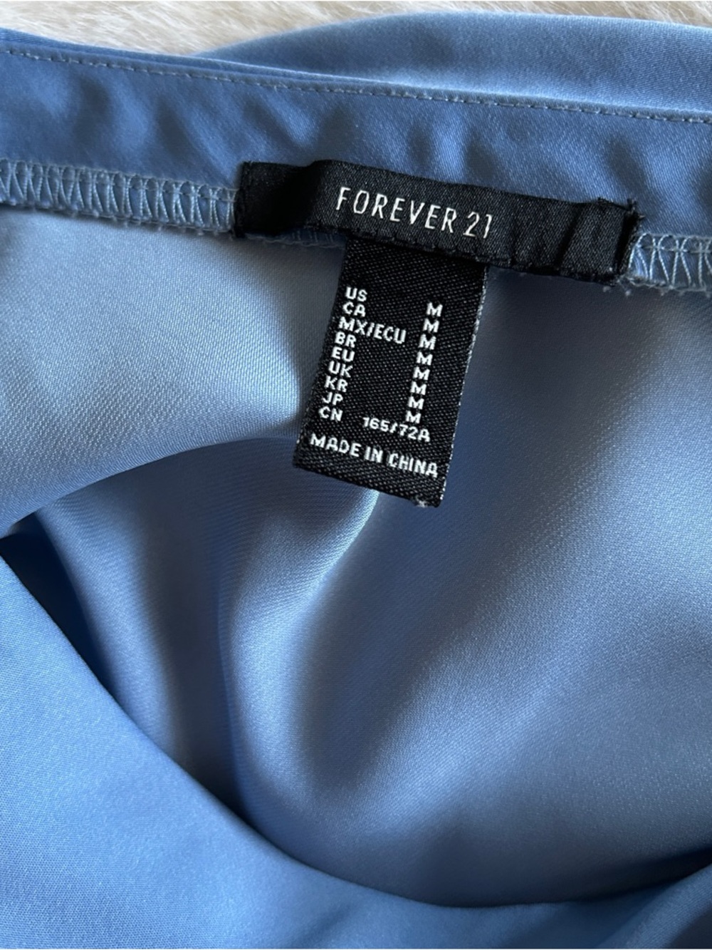 3/$20 Blue Midi Skirt M - Picture 8 of 10